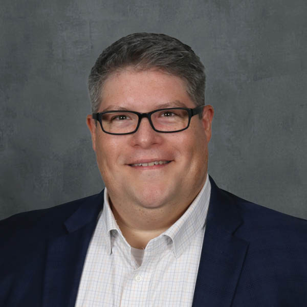 Smiling man in professional attire