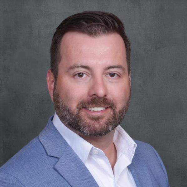 Smiling man in professional attire