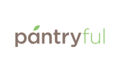 Logo with green leaf design