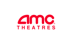 Red AMC Theatres logo design