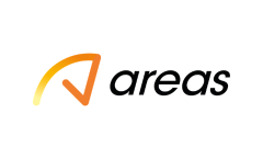 Logo with the word 'areas'