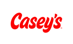 Red logo with text 'Casey's'