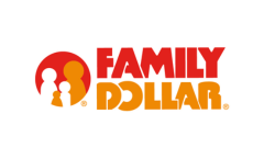 Family Dollar logo with figures