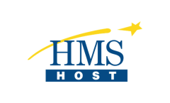 Logo of HMS Host with star