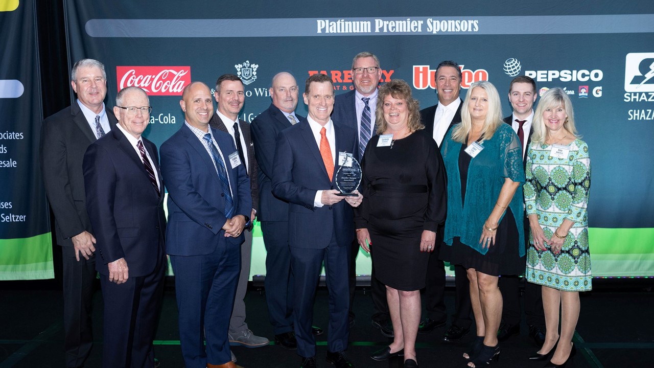 Group photo at award ceremony