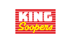 Red and white grocery store logo
