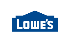 Lowe's logo in blue color