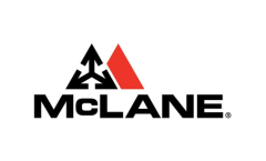 McLane logo with red triangle