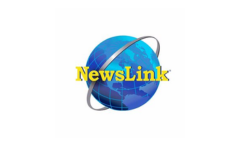 Globe with NewsLink logo overlay