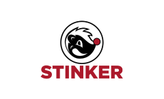 Logo featuring a stylized animal
