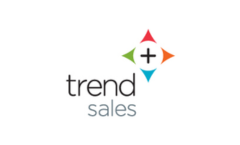Logo featuring colorful geometric shapes